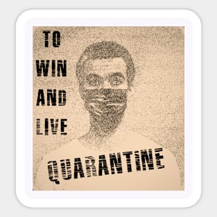 Quarantine T-shirt Sticker